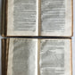 1598 PLUTARCH PHILOSOPHICAL WORK Opuscoli Morali 2 VOLUMES antique VELLUM BOUND
