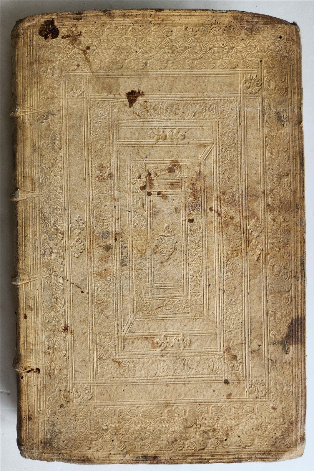 1578 THEOLOGY by Christoph Hardesheim antique PIGSKIN BOUND 16th CENTURY FOLIO
