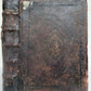 1517 POST-INCUNABULA by Th. Aquinas antique ORIGINAL BINDING FOLIO by Jean Petit