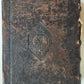 1517 POST-INCUNABULA by Th. Aquinas antique ORIGINAL BINDING FOLIO by Jean Petit