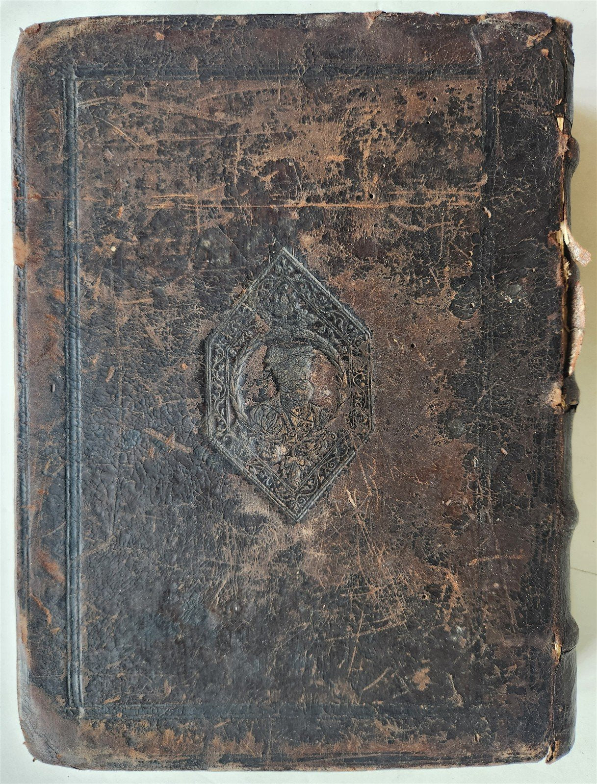 1517 POST-INCUNABULA by Th. Aquinas antique ORIGINAL BINDING FOLIO by Jean Petit