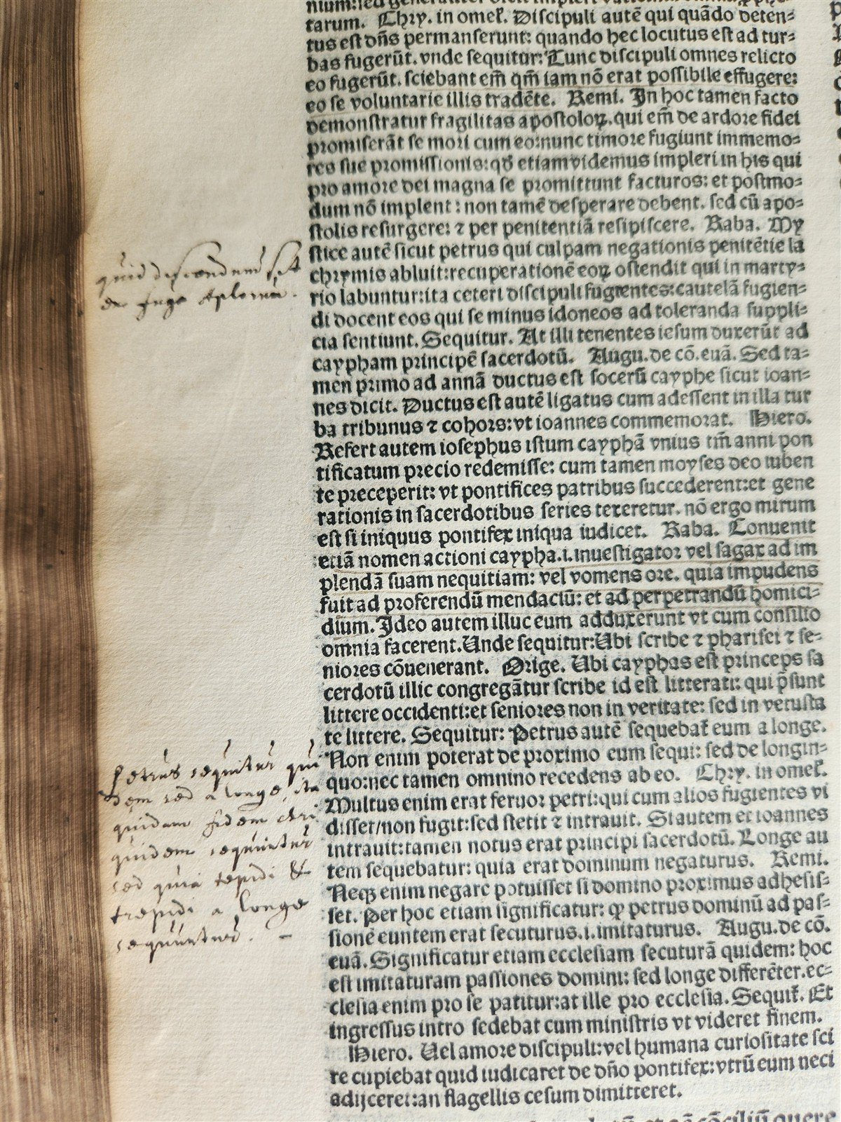 1517 POST-INCUNABULA by Th. Aquinas antique ORIGINAL BINDING FOLIO by Jean Petit