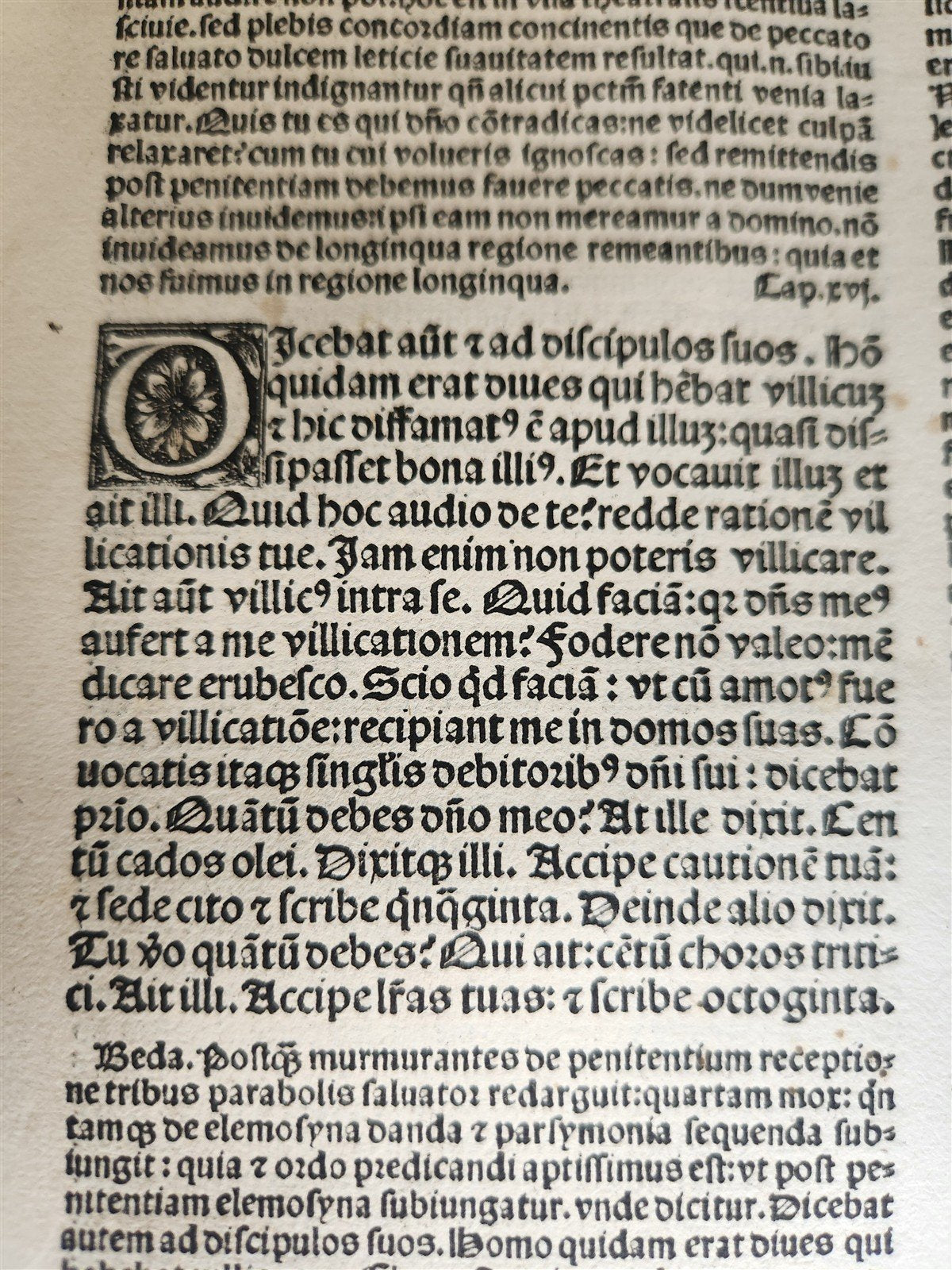 1517 POST-INCUNABULA by Th. Aquinas antique ORIGINAL BINDING FOLIO by Jean Petit