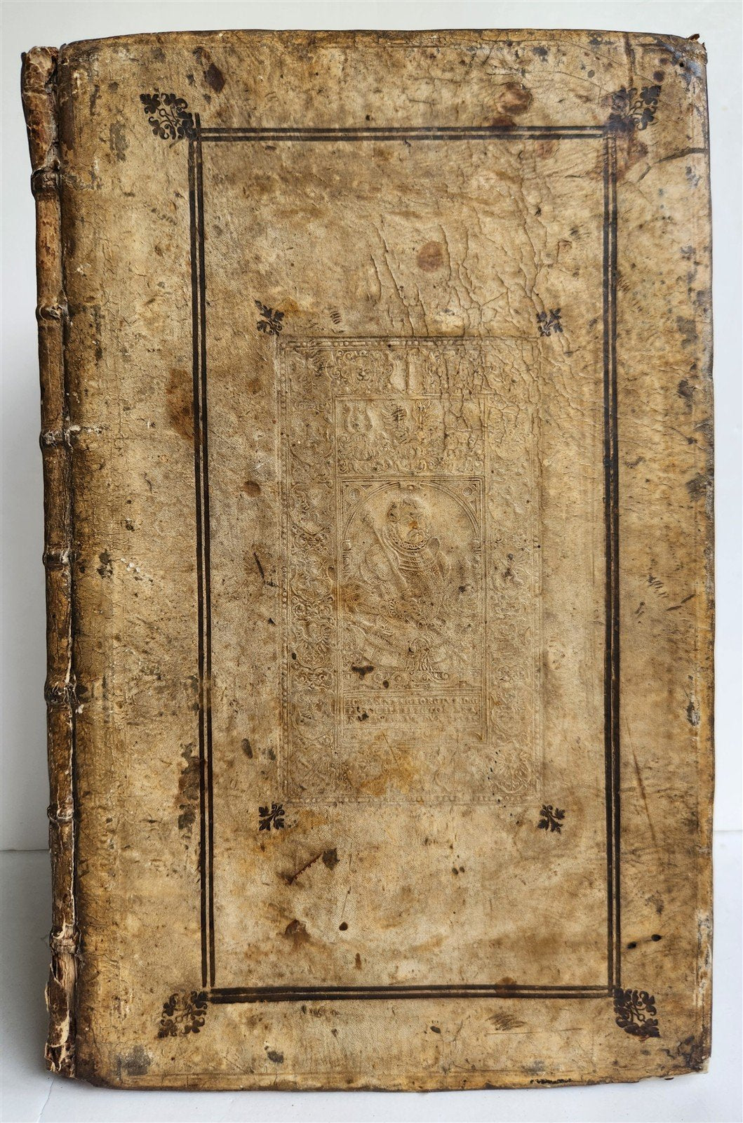 1581 GERMAN HISTORY of BRANDENBURG antique ORIGINAL VELLUM BINDING FOLIO rare
