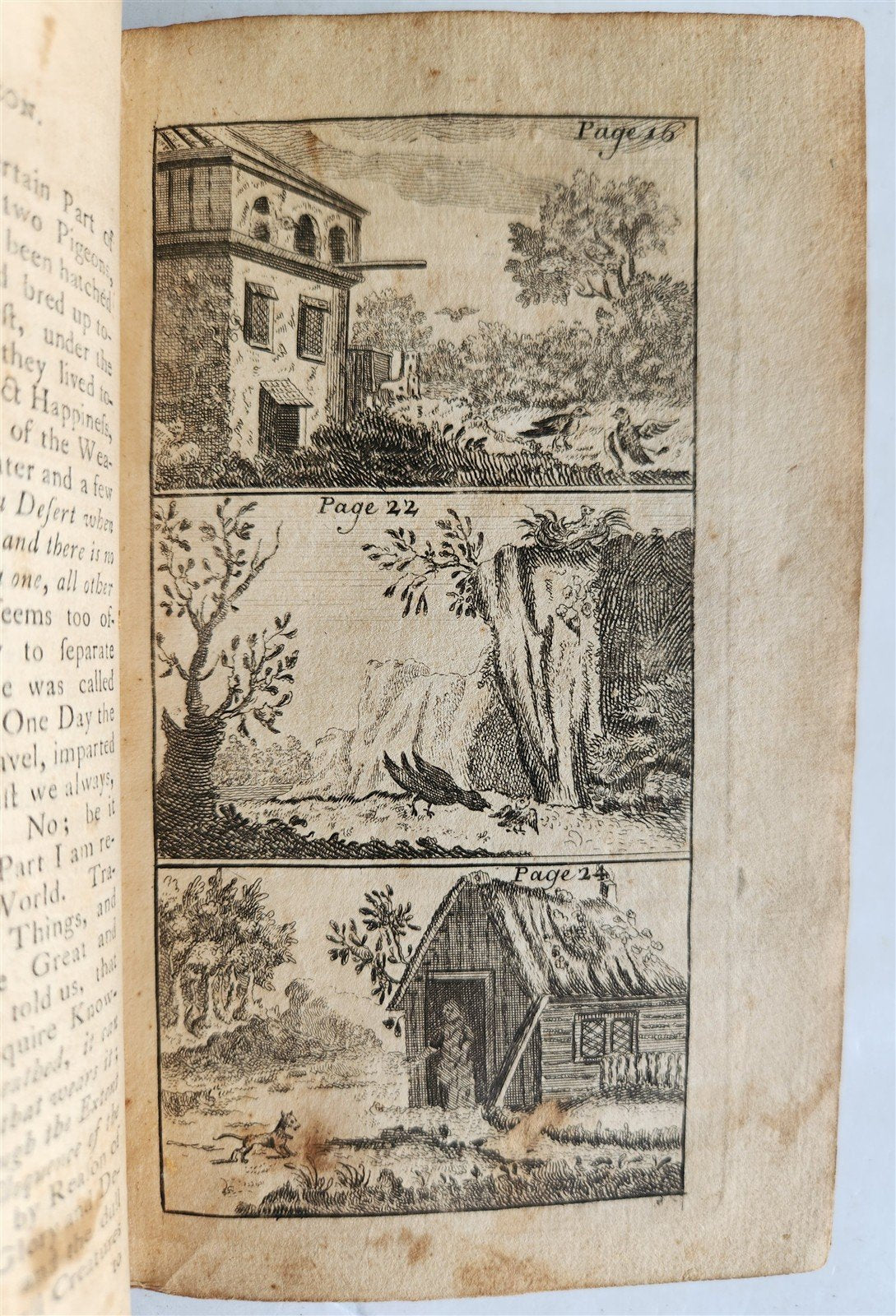 1776 FABLES in English INDIAN SANSKRIT EPIC Panchatantra ILLUSTRATED antique