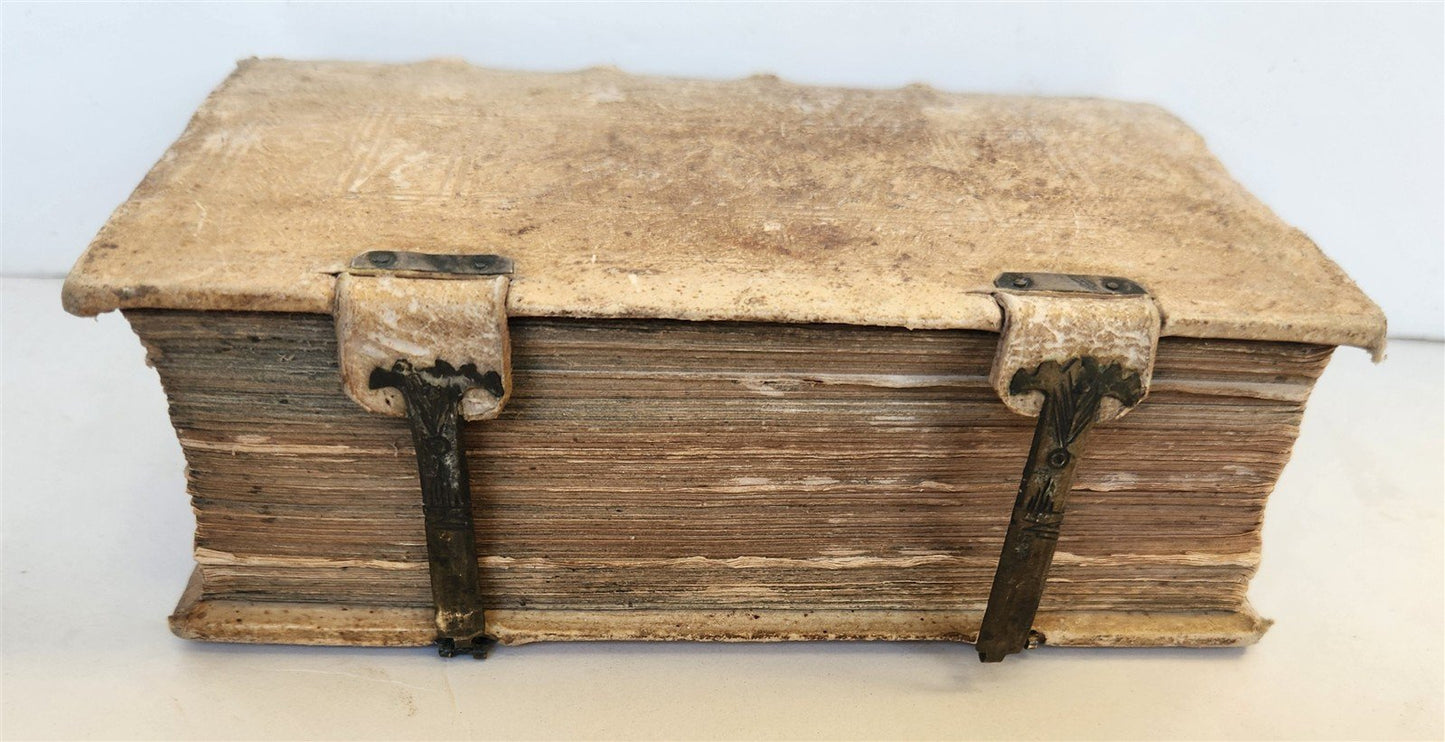 1566 COMMENTARIES on WORLD'S EVENTS by Laurentius Surius ANTIQUE