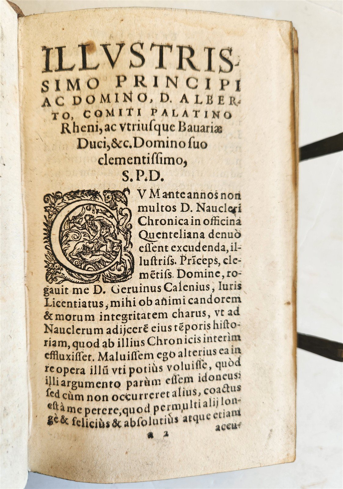 1566 COMMENTARIES on WORLD'S EVENTS by Laurentius Surius ANTIQUE