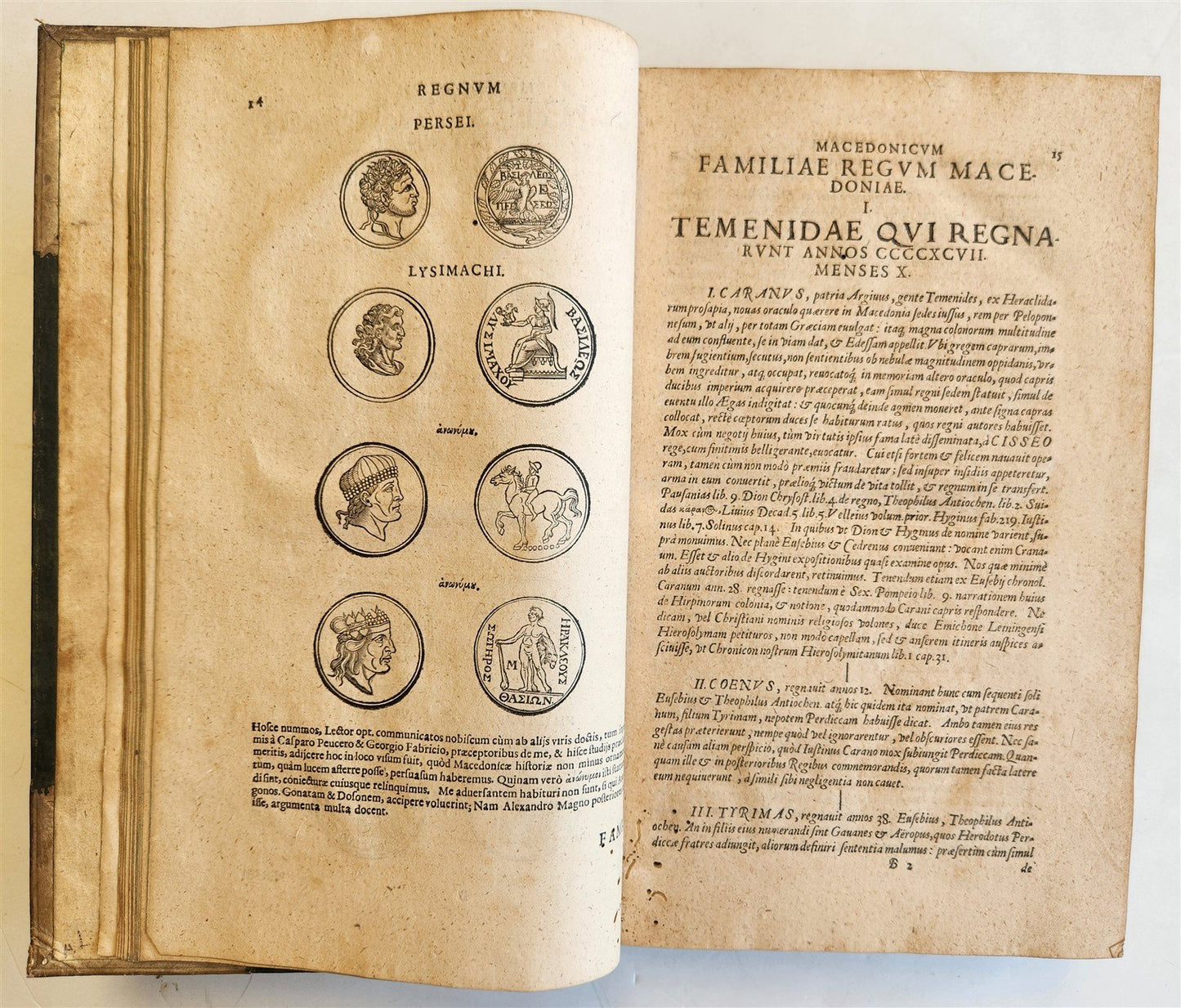 1597 HISTORY OF MACEDONIA 16th century folio ANTIQUE