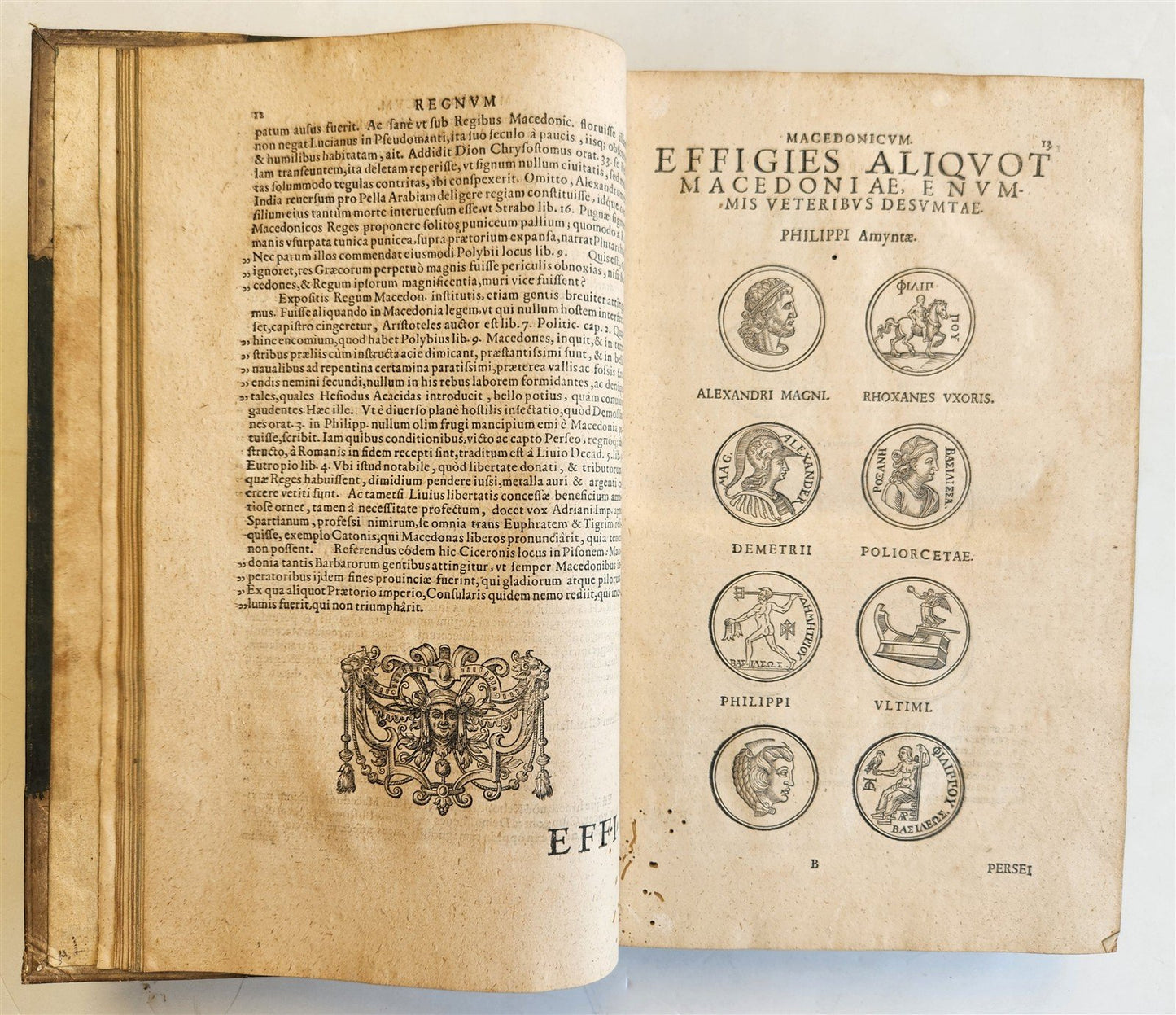 1597 HISTORY OF MACEDONIA 16th century folio ANTIQUE