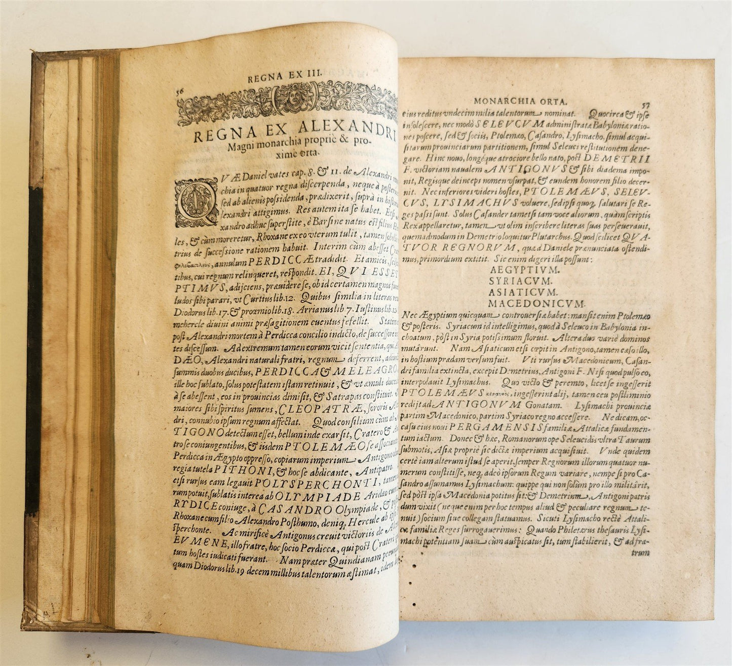 1597 HISTORY OF MACEDONIA 16th century folio ANTIQUE