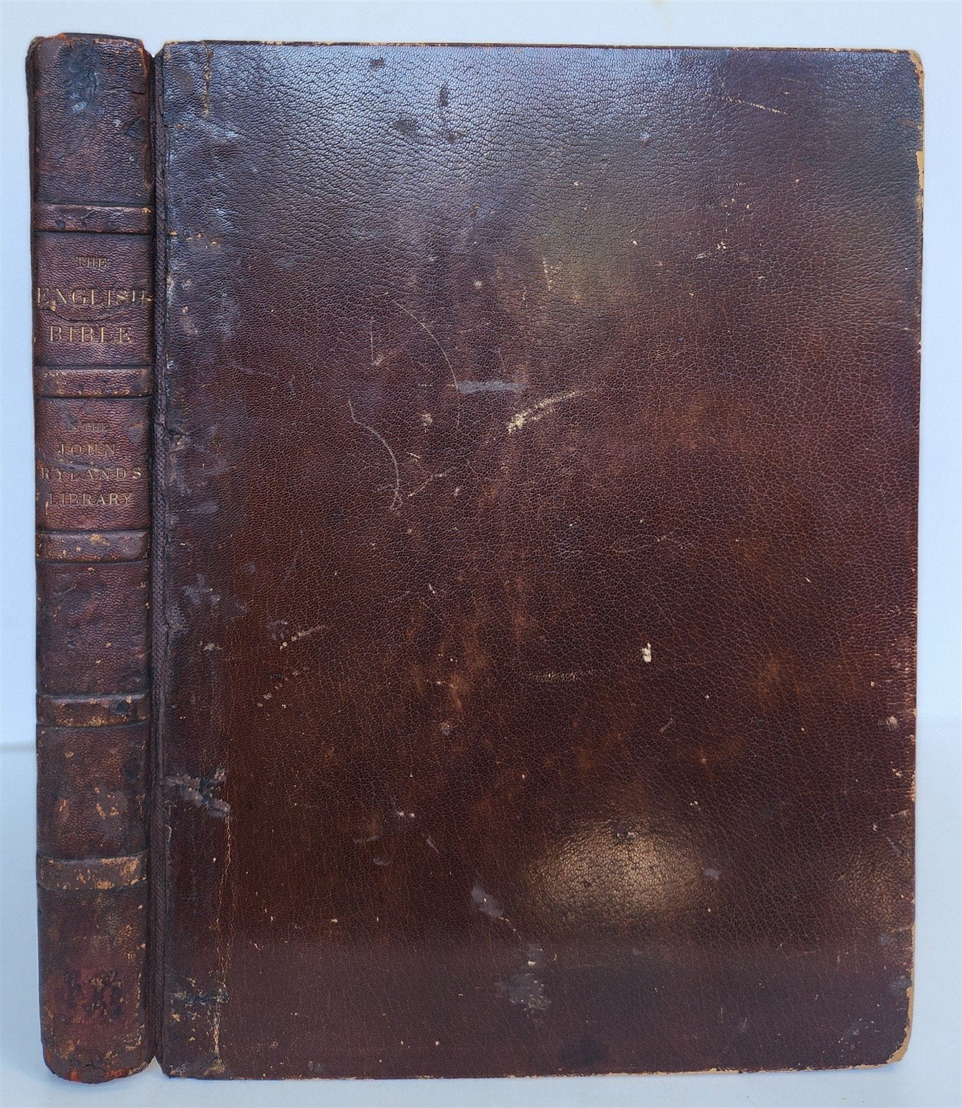 1899 ENGLISH BIBLE in JOHN RYLANDS LIBRARY 1525 -1640 illustrated folio ANTIQUE
