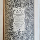 1899 ENGLISH BIBLE in JOHN RYLANDS LIBRARY 1525 -1640 illustrated folio ANTIQUE