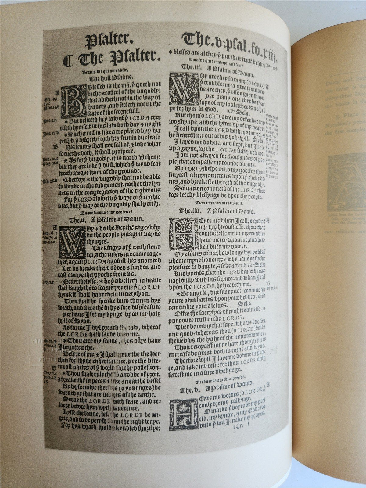 1899 ENGLISH BIBLE in JOHN RYLANDS LIBRARY 1525 -1640 illustrated folio ANTIQUE