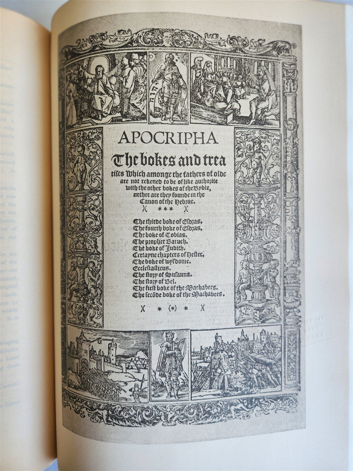 1899 ENGLISH BIBLE in JOHN RYLANDS LIBRARY 1525 -1640 illustrated folio ANTIQUE