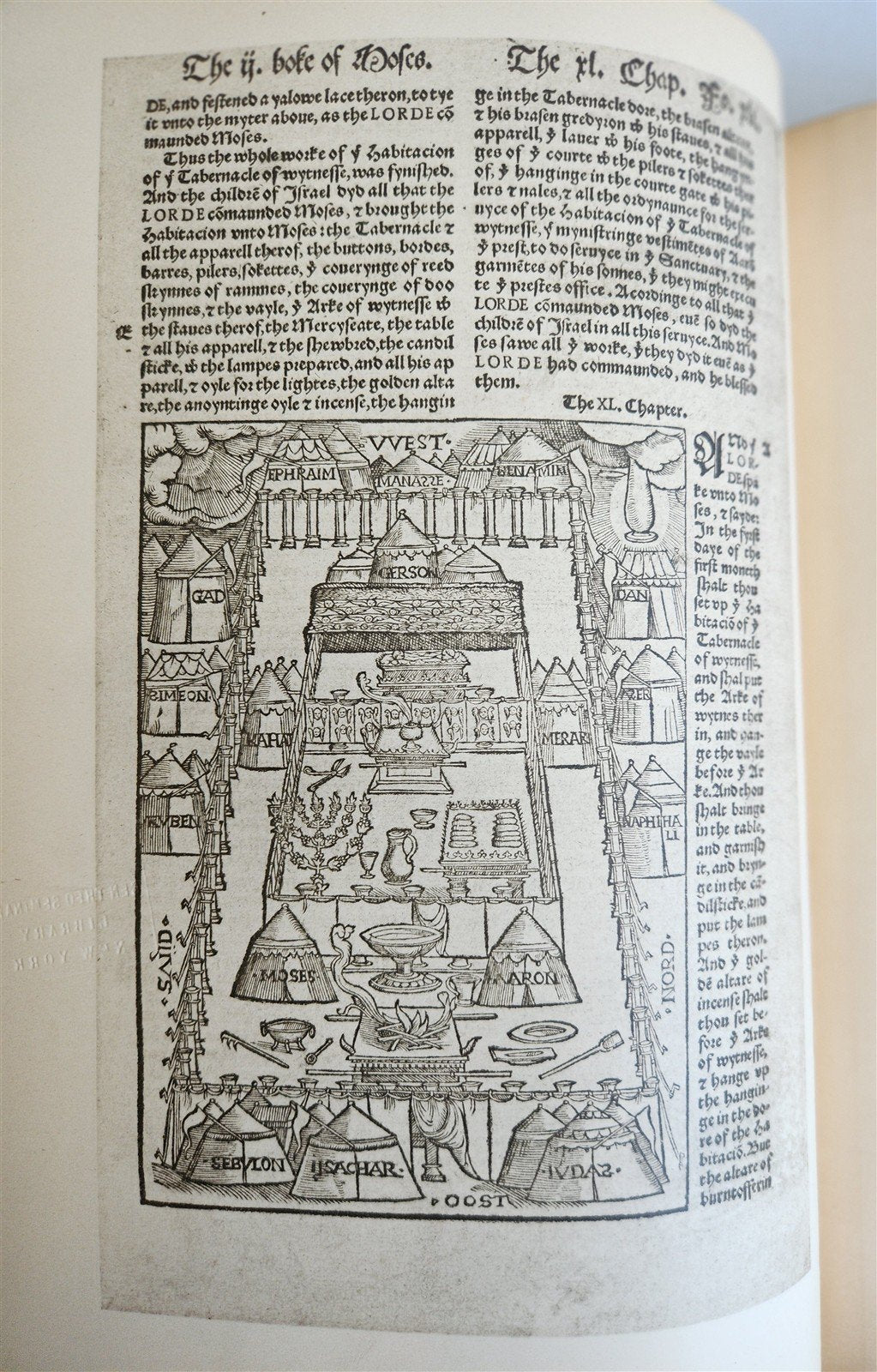 1899 ENGLISH BIBLE in JOHN RYLANDS LIBRARY 1525 -1640 illustrated folio ANTIQUE