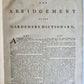 1771 Abridgement of the Gardeners Dictionary ILLUSTRATED in ENGLISH antique