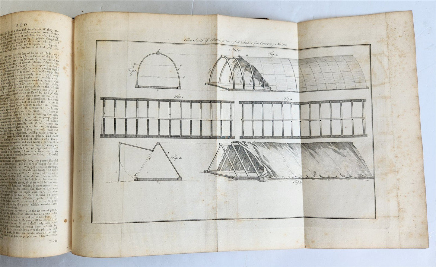 1771 Abridgement of the Gardeners Dictionary ILLUSTRATED in ENGLISH antique