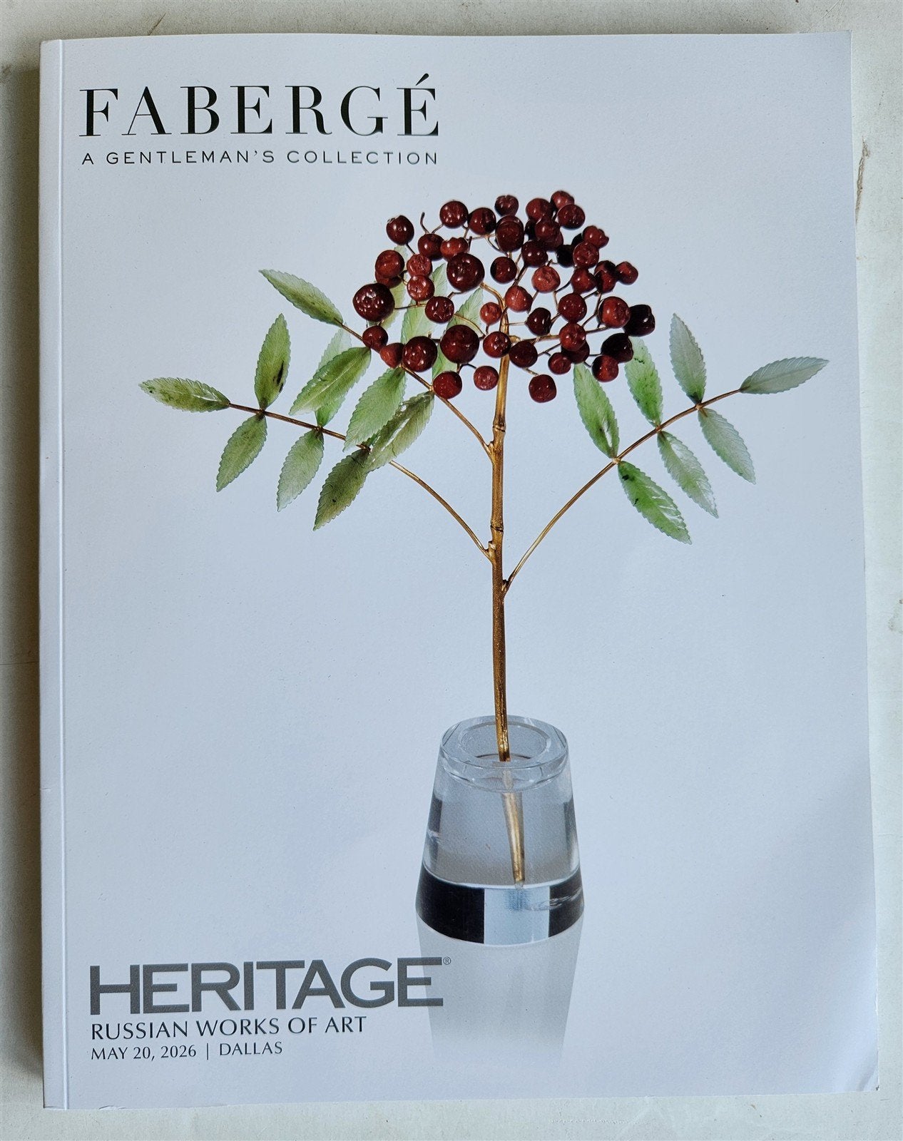 2026 RUSSIAN ART by FABERGE HERITAGE AUCTION CATALOG