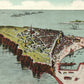 HELGOLAND GERMANY AUS DER VOGELSCHAU ANTIQUE POSTCARD