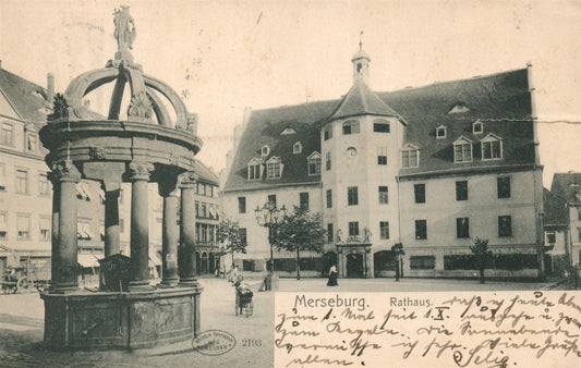 MERSEBURG GERMANY ANTIQUE POSTCARD