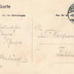FRANKFURT GERMANY WINTER SCENE ANTIQUE POSTCARD