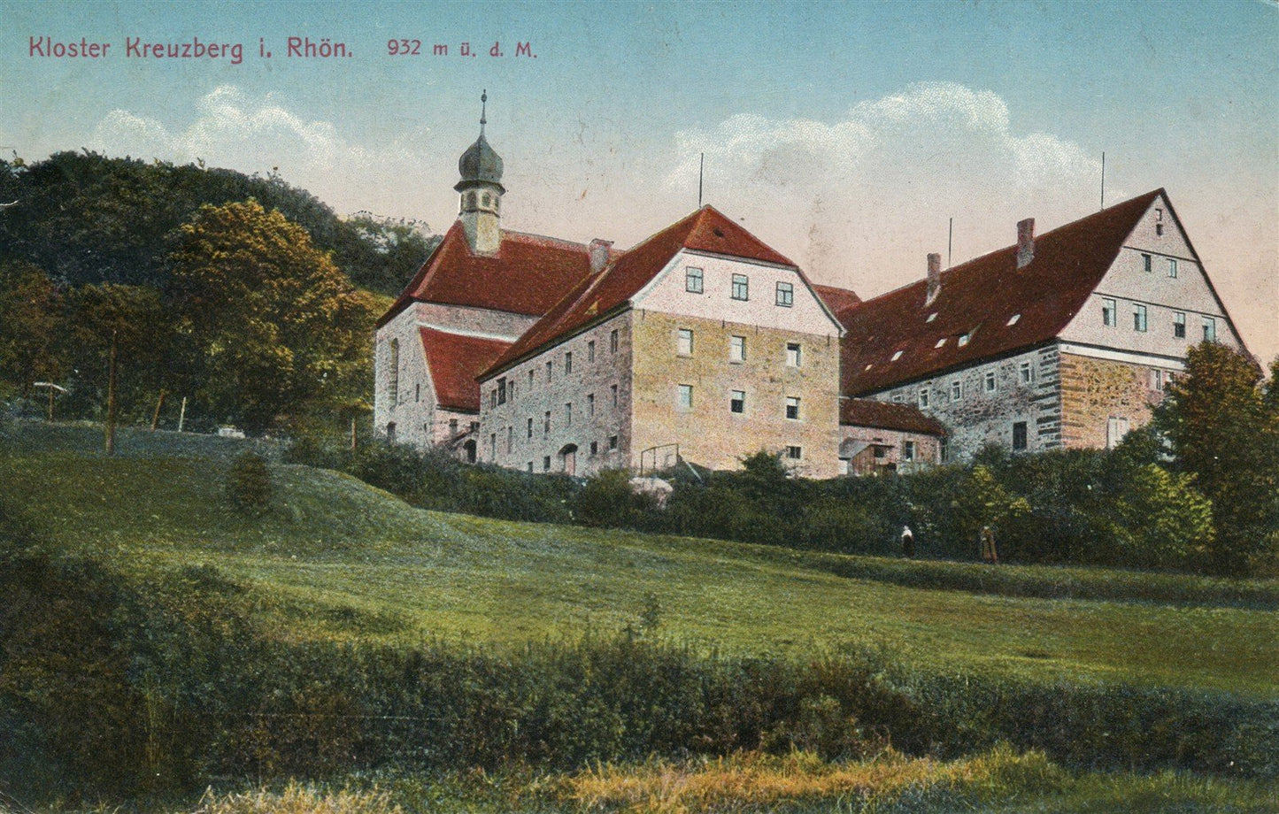 KLOSTER KREUZBERG i. RHON GERMANY ANTIQUE POSTCARD