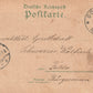 FRANKENBERG GERMANY ANTIQUE POSTCARD