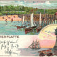 WESTERPLATTE GERMANY LIGHTHOUSE ANTIQUE POSTCARD
