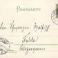 WESTERPLATTE GERMANY LIGHTHOUSE ANTIQUE POSTCARD
