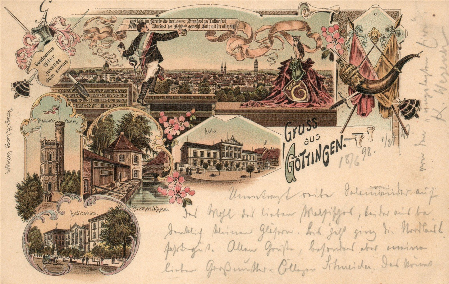 GOTTINGEN GERMANY ANTIQUE POSTCARD