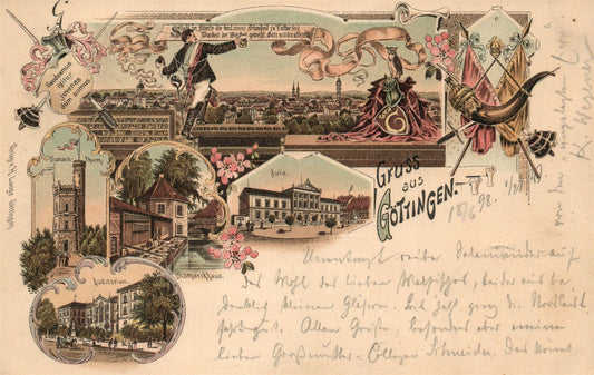 GOTTINGEN GERMANY ANTIQUE POSTCARD