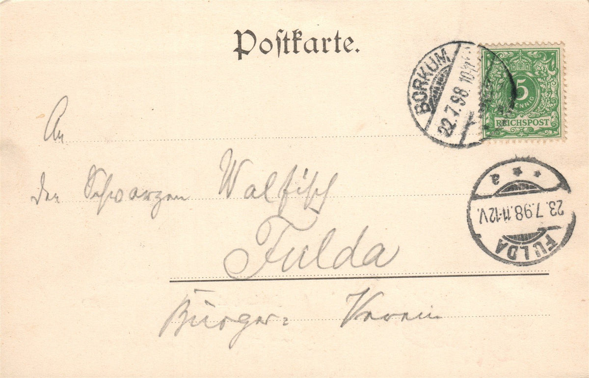 NORDSEESTRANDE GERMANY ANTIQUE POSTCARD