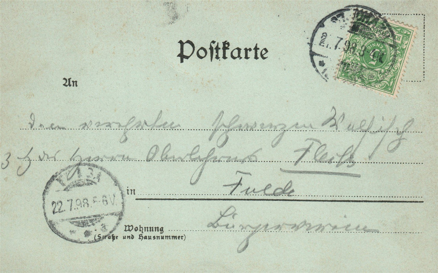 ST.JOHANN-SAARBRUCKEN GERMANY ANTIQUE POSTCARD