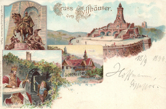 KYFFHAUSER GERMANY ANTIQUE POSTCARD