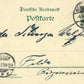 BERLIN GERMANY RAILROAD STATION ANTIQUE POSTCARD
