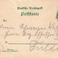 NEW YEAR CELEBRATION GERMANY ANTIQUE POSTCARD