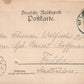 GUDENSBERG GERMANY 1898 ANTIQUE POSTCARD