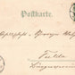 KAISERHAUS GOSLAR GERMANY 1900 ANTIQUE POSTCARD