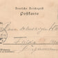 MONNING GERMANY 1898 ANTIQUE POSTCARD