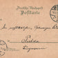 GRUSS AUS AMONEBURG GERMANY 1897 ANTIQUE POSTCARD
