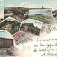 GRUSS AUS SCHLESWIG GERMANY 1897 ANTIQUE POSTCARD