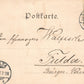 CASSEL GERMANY 1898 ANTIQUE POSTCARD
