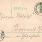 GRUSS VON WILHELMSHOHE GERMANY 1897 ANTIQUE POSTCARD