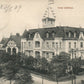 SWINEMUNDE HOTEL WALFISCH GERMANY 1909 ANTIQUE POSTCARD