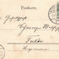 MARSBERG GERMANY 1902 ANTIQUE POSTCARD