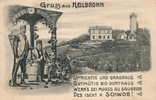 HEILBRONN GERMANY ANTIQUE POSTCARD