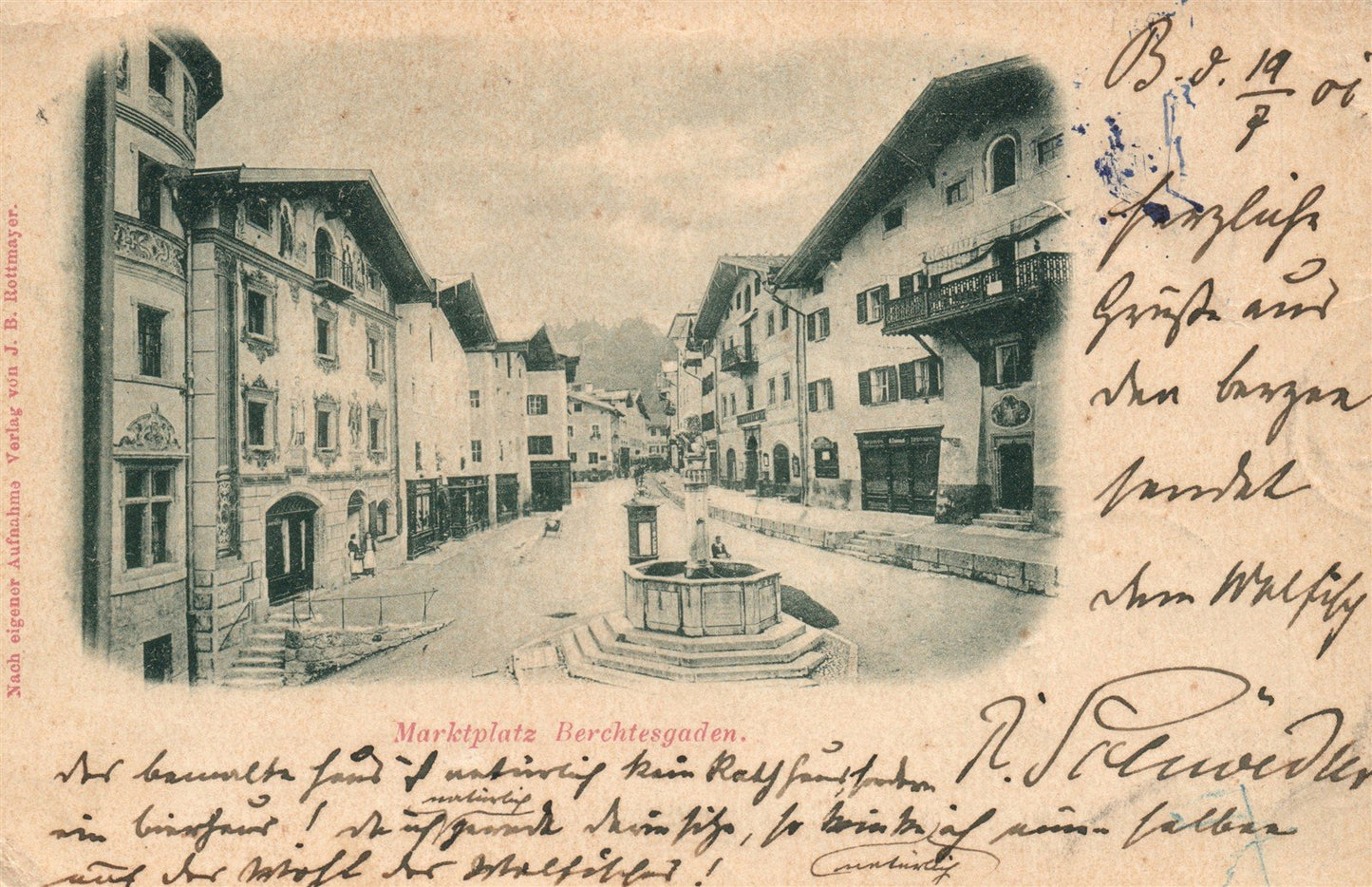 Berchtesgaden GERMANY ANTIQUE POSTCARD