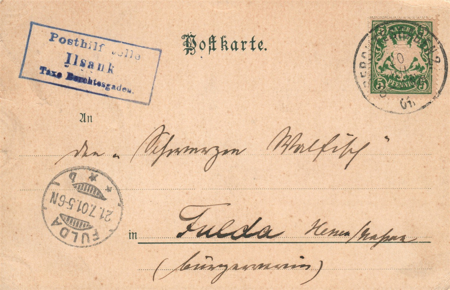 Berchtesgaden GERMANY ANTIQUE POSTCARD