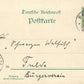 BERLIN WINTER SCENE GERMANY 1897 ANTIQUE POSTCARD