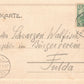 GELNHAUSEN GERMANY 1902 ANTIQUE POSTCARD